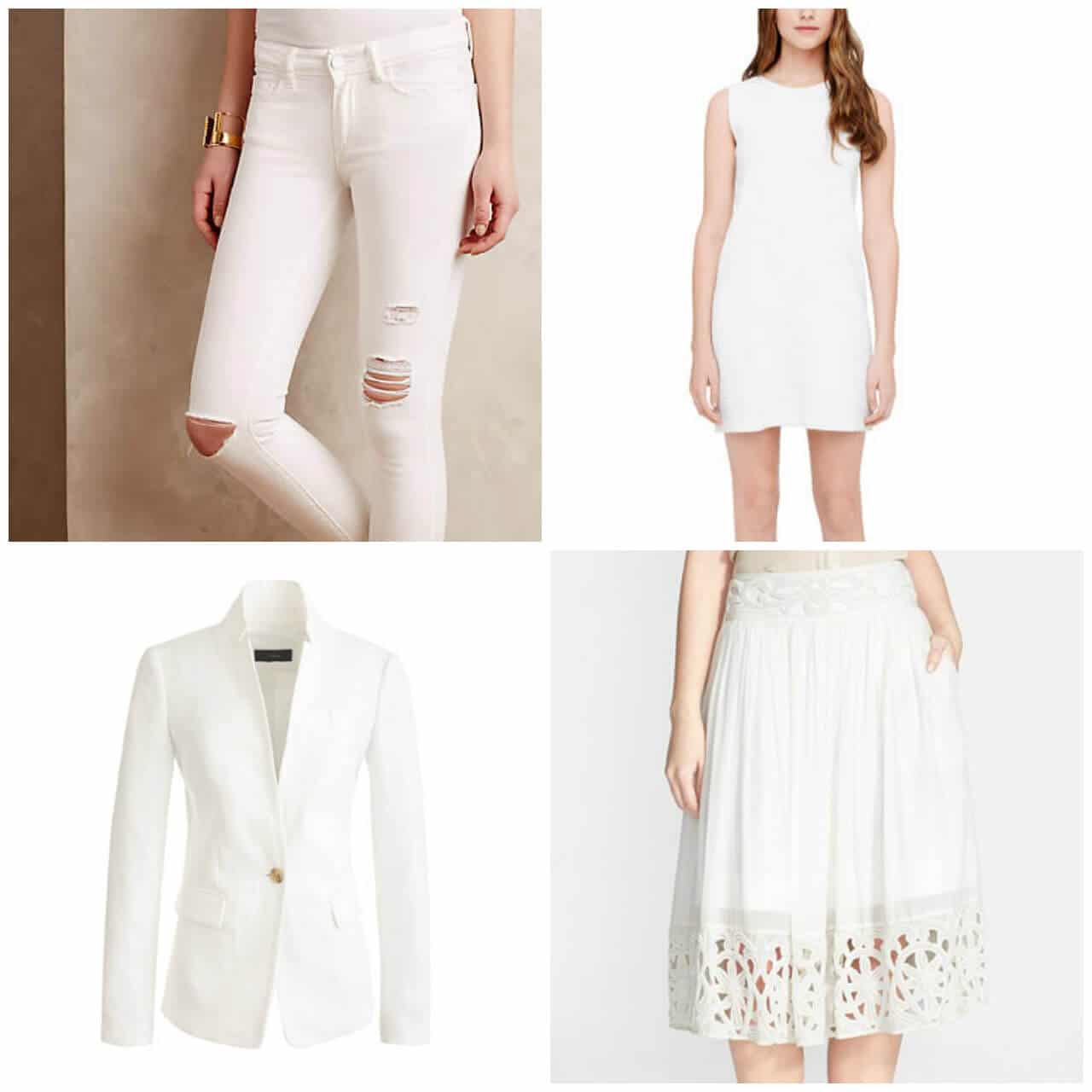 White Labor Day Sales Styling Suggestions