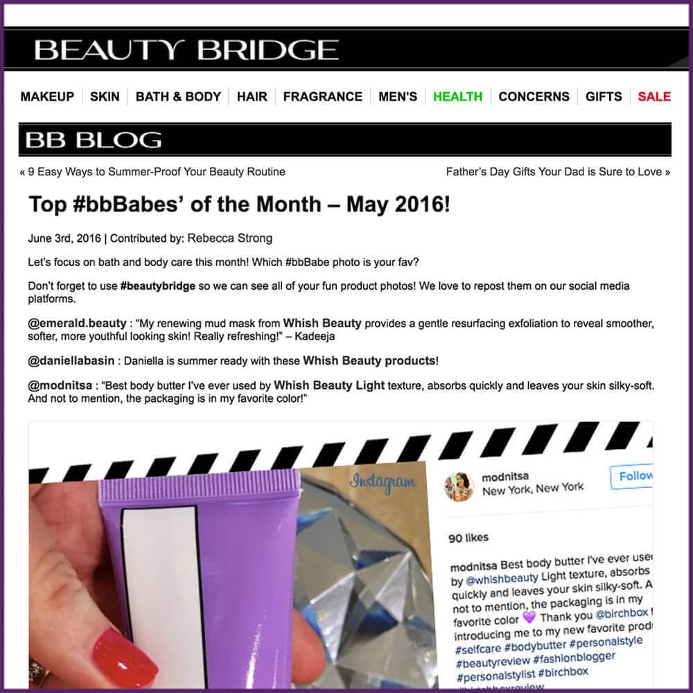 Beauty Bridge BB Blog Instagram Highlight June 03 2016