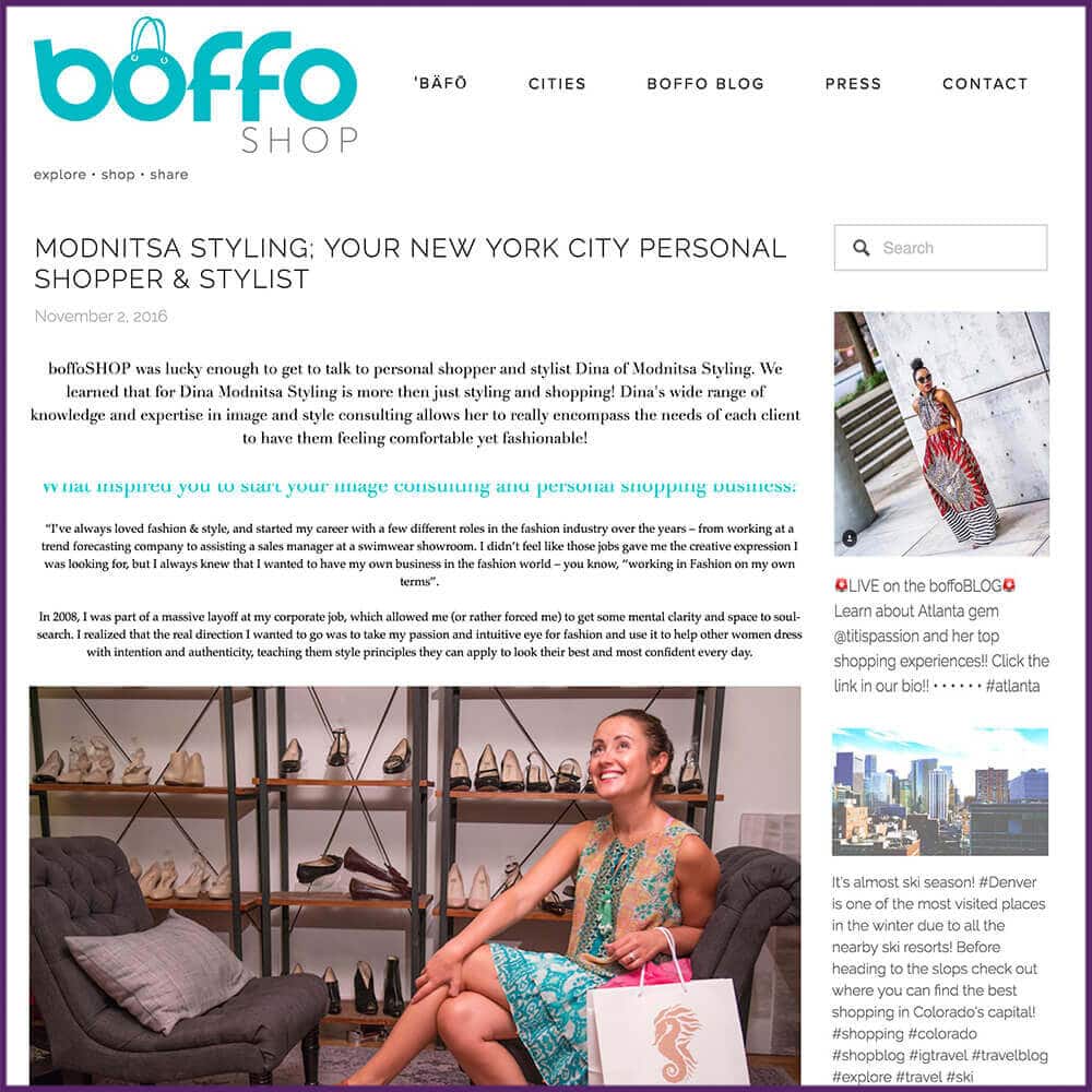 Boffo Shop Styling Feature Article November 2016