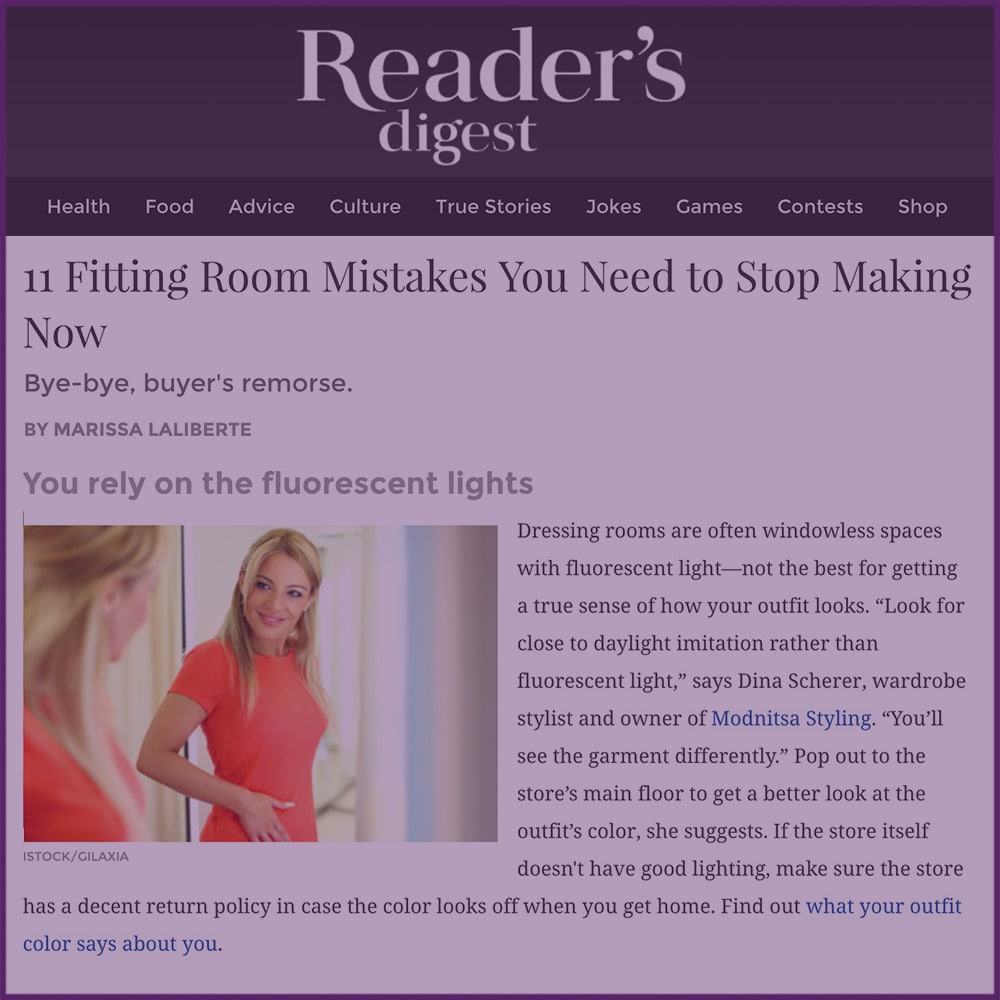 Readers Digest 11 Fitting Room Mistakes You Need to Stop Making Now Article January 27 2017