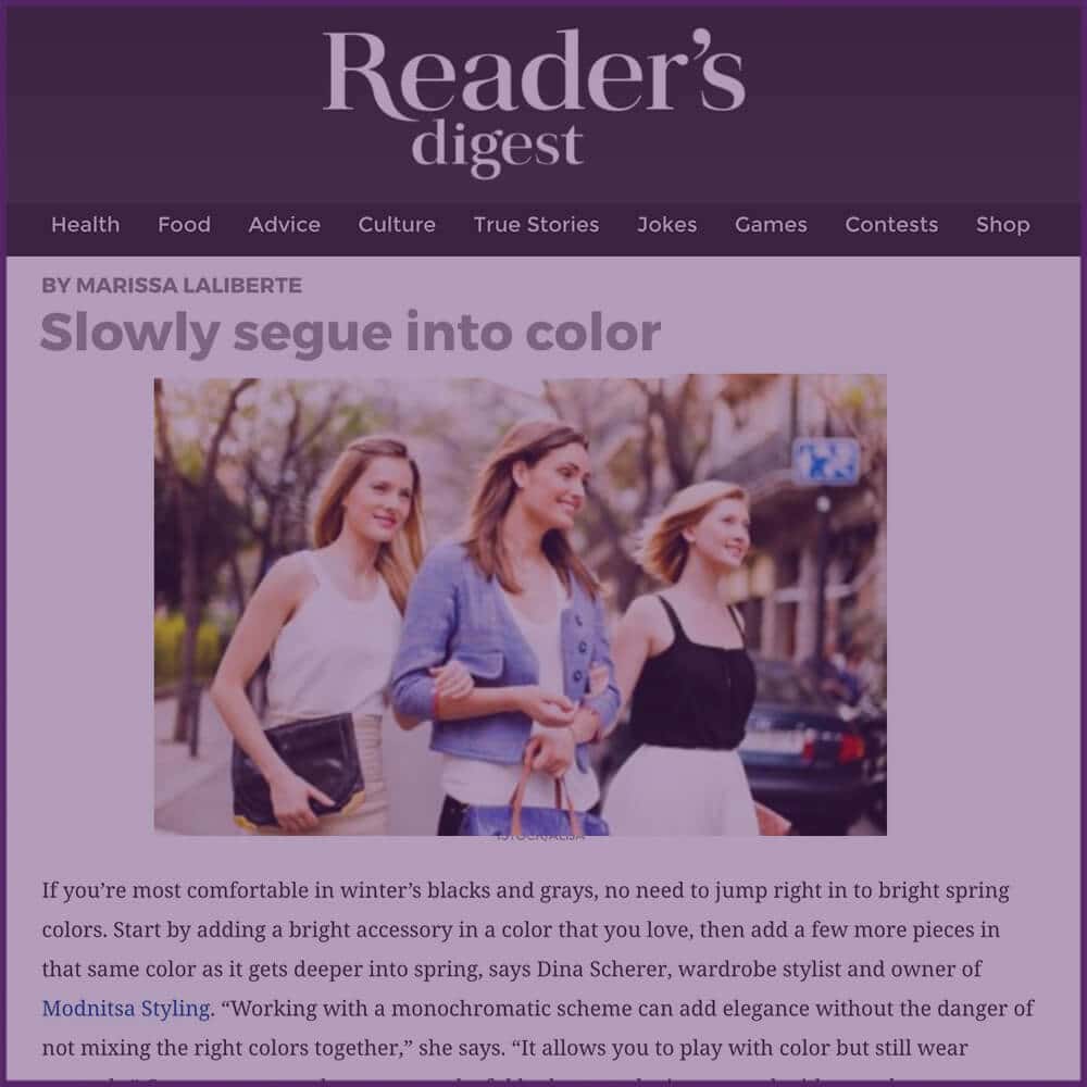Readers Digest 11 Ways to Transition Your Winter Wardrobe to Spring Article February 21 2017