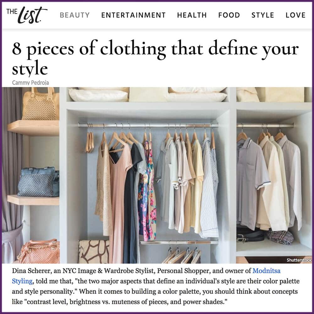 The List Article 8 Pieces of Clothing That Define Your Style February 17 2017