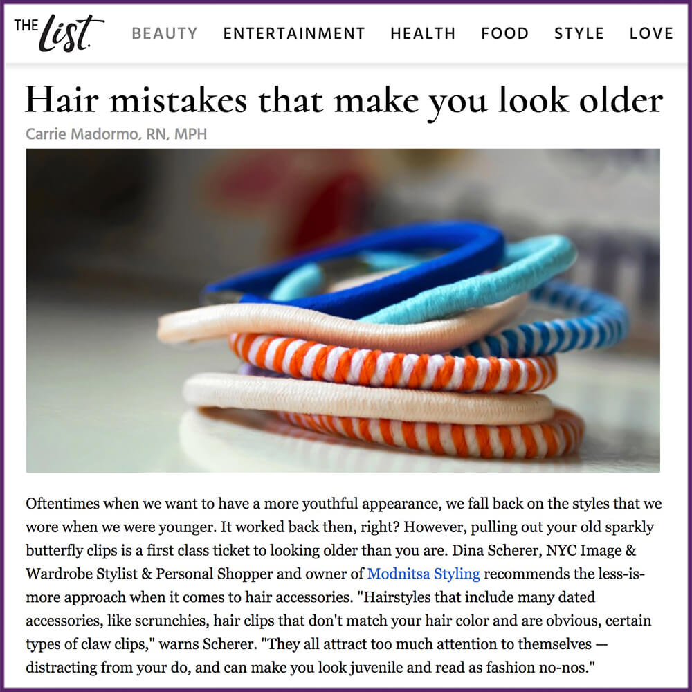 The List Article Hair Mistakes That Make You Look Older March 9 2017