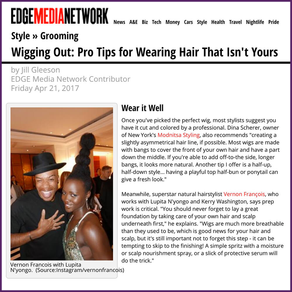 Edge Media Network Pro Tips for Wearing Hair That Isn’t Yours Article April 21 2017