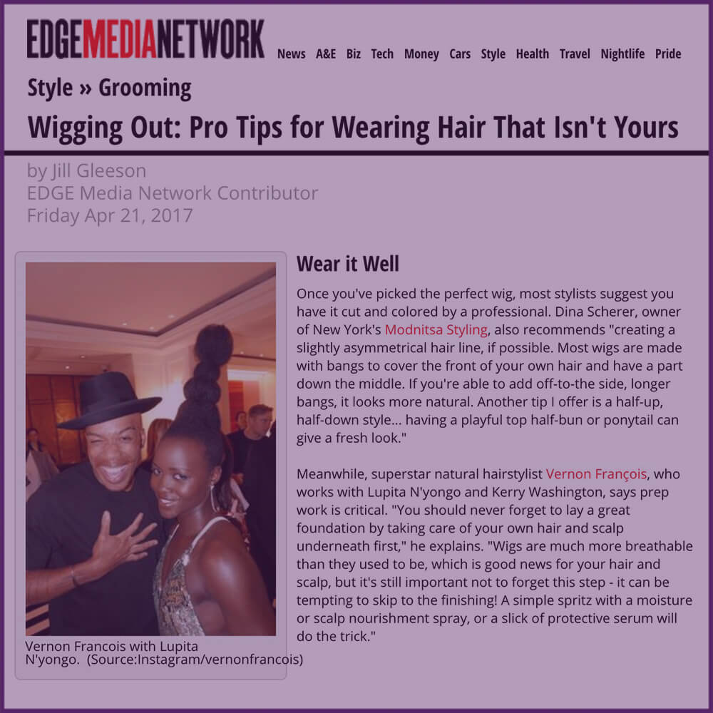 Edge Media Network Pro Tips for Wearing Hair That Isn’t Yours Article April 21 2017