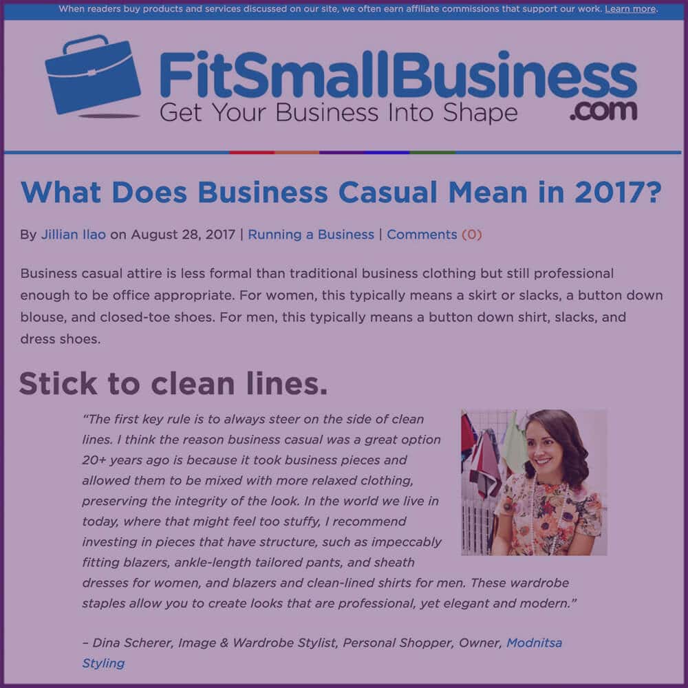 Fits Small Business What Does Business Casual Mean In 2017 Article August 28 2017