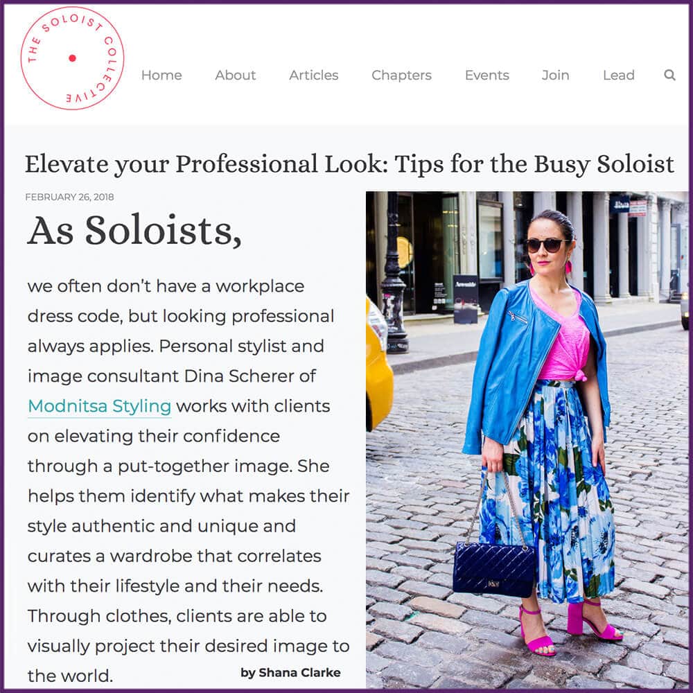 ​Elevate your Professional Look: Tips for the Busy Soloist Feature February 26 2018