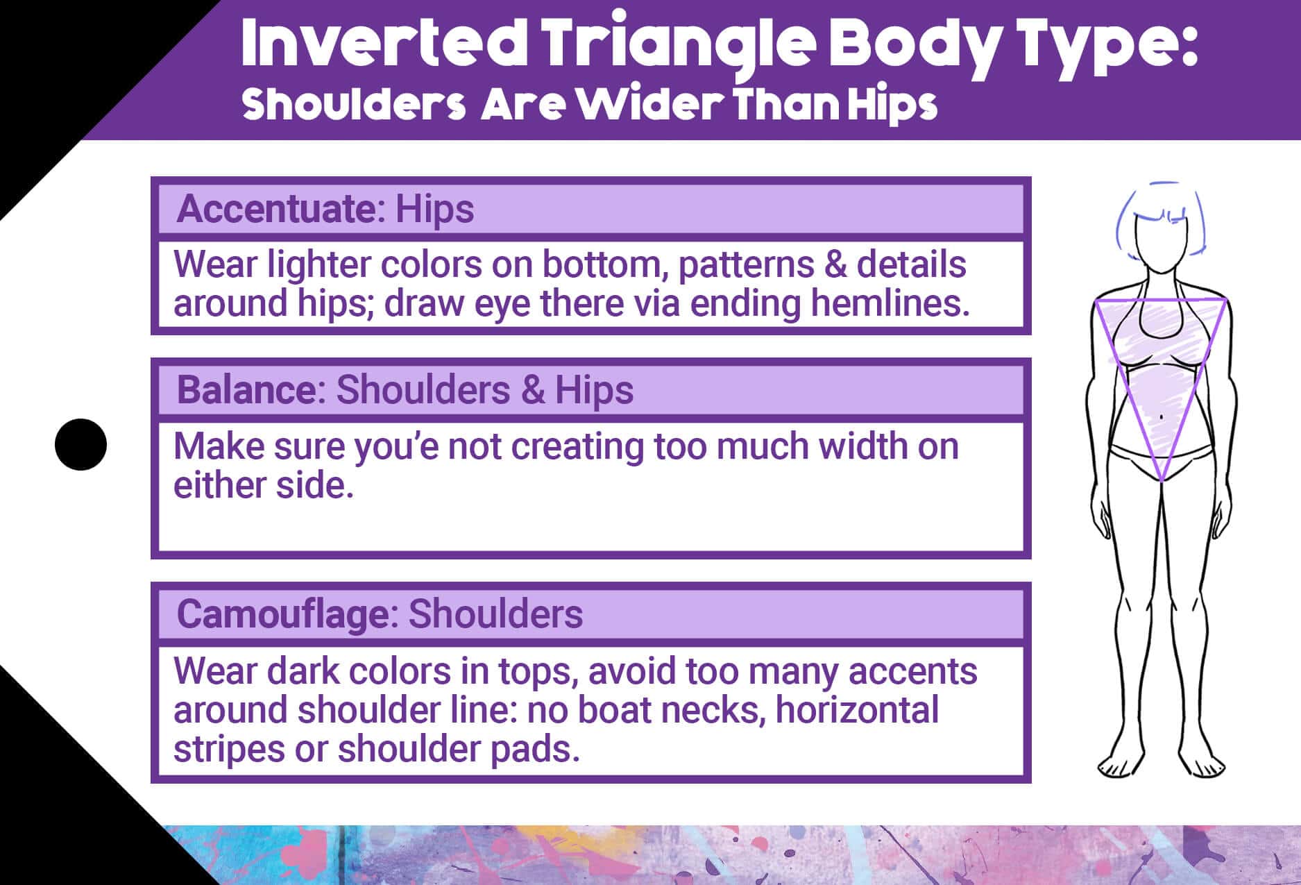 Inverted Triangle Body Type Styling Suggestions