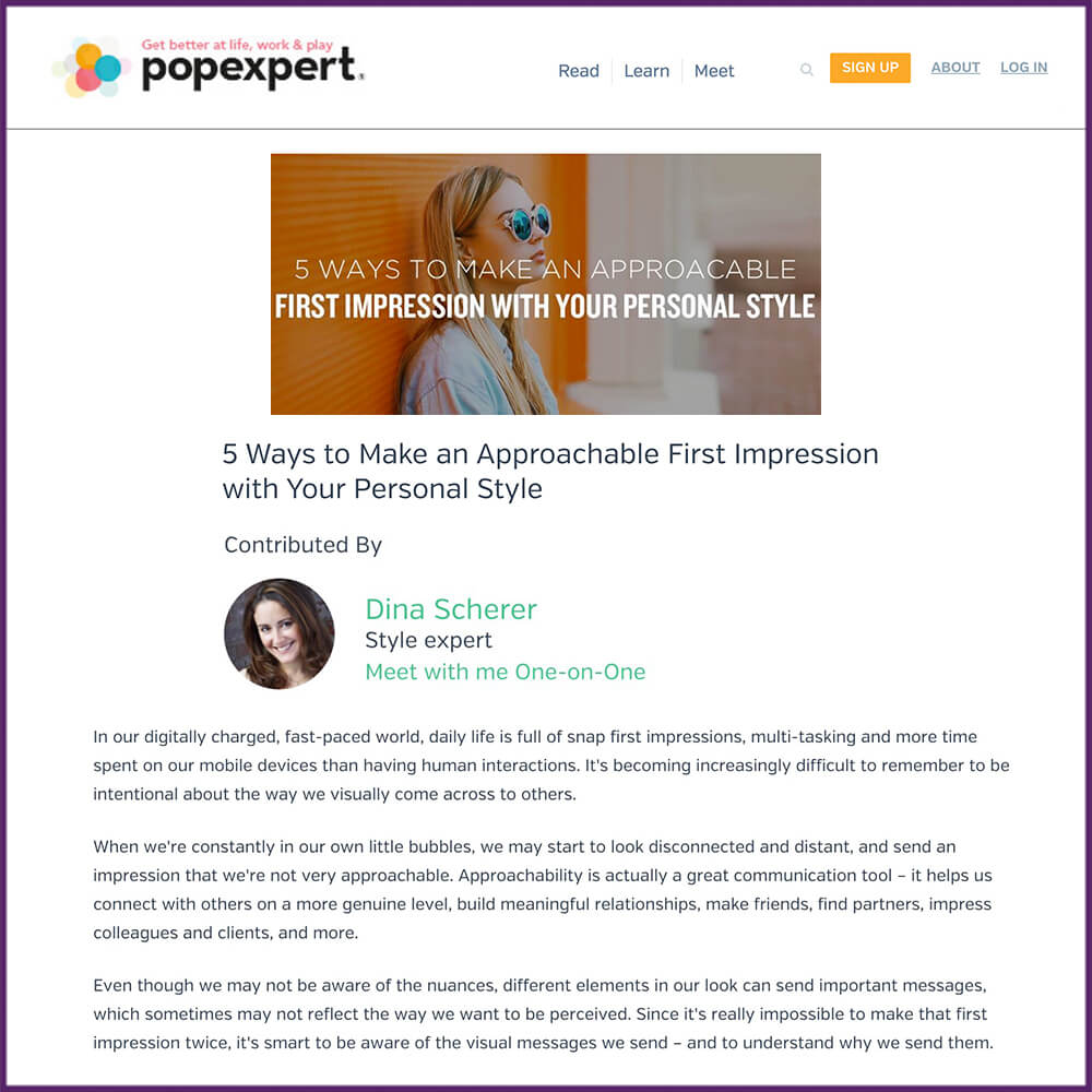 Pop Expert 5 Ways to Look More Approachable Style Feature